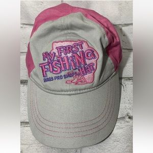 Bass Pro Shop Pink “MY FIRST FISHING HAT" Toddler